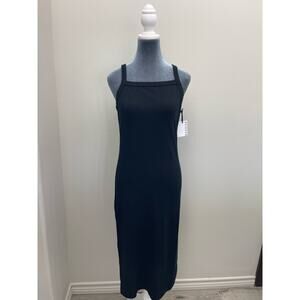 WSLY Bleecker Low Back Tank Black Dress Size XL NWT